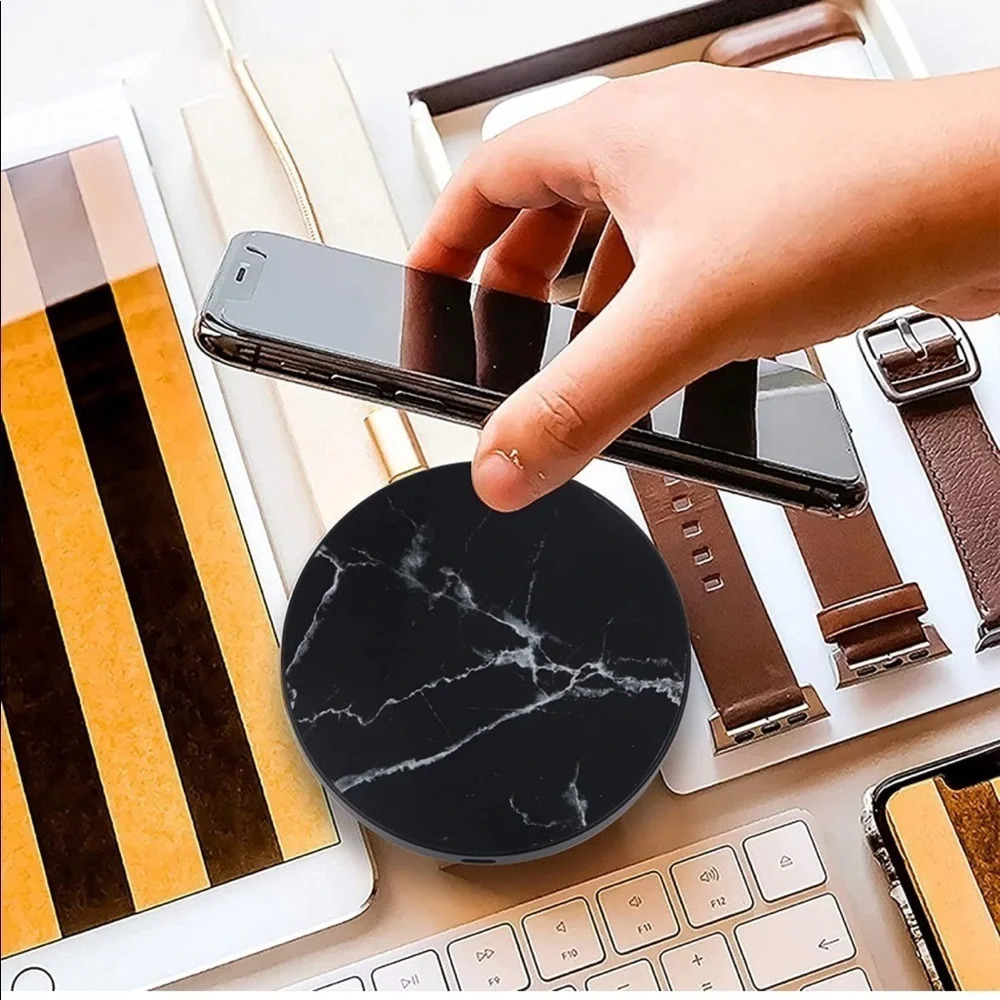 *⭐️⭐️hp🌟🌟*new Marble Wireless Fast Charging Qi Wireless base